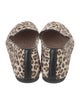 Stuart Weitzman Ponyhair Animal Print Loafers