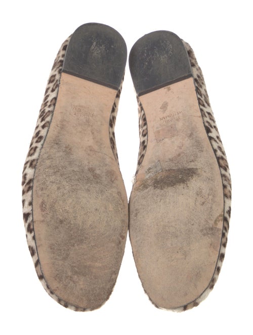 Stuart Weitzman Ponyhair Animal Print Loafers