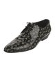 Saint Laurent Patent Leather Printed Derby Shoes