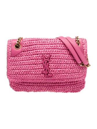Saint Laurent Raffia Niki Medium