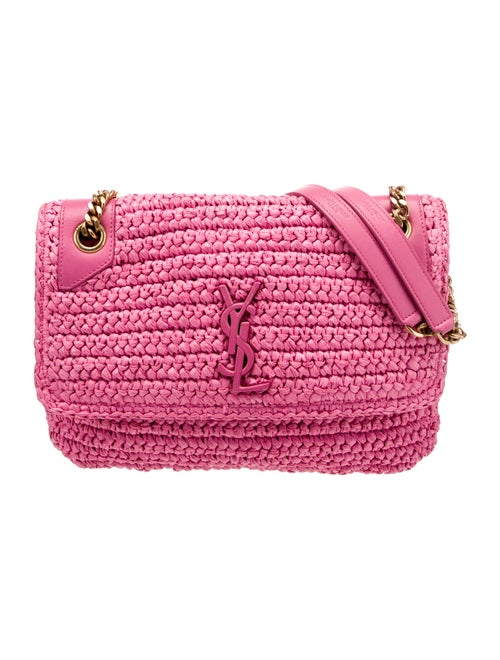 Saint Laurent Raffia Niki Medium
