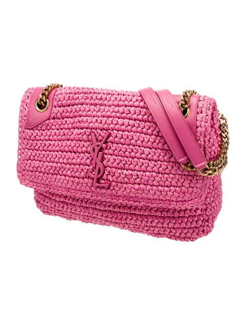 Saint Laurent Raffia Niki Medium