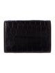 Saint Laurent Embossed Leather Printed Wallet