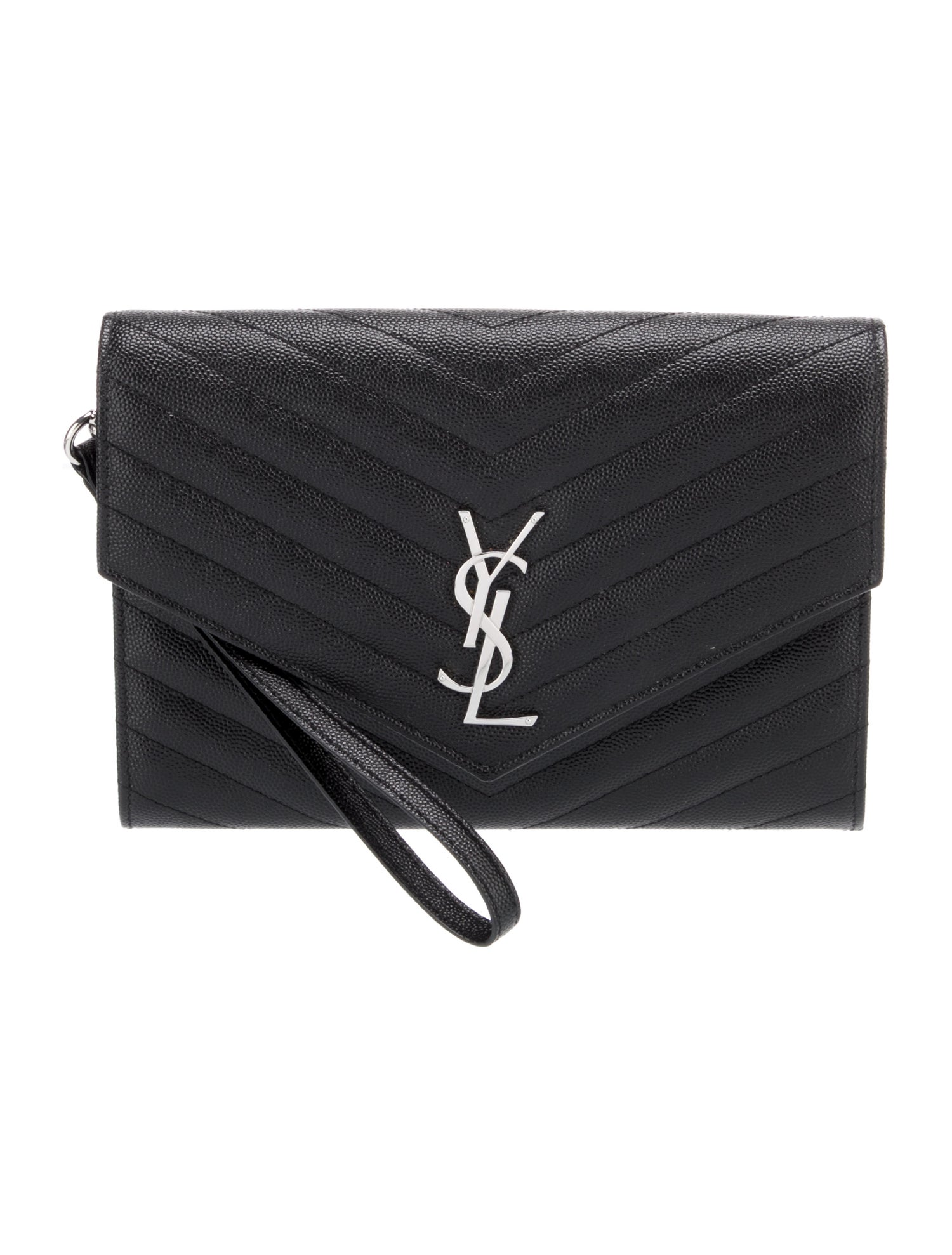 Saint Laurent Leather Cassandre 2022