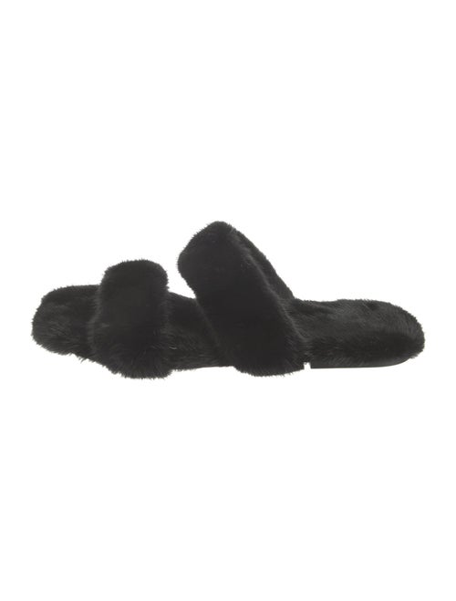Saint Laurent Mink Slides