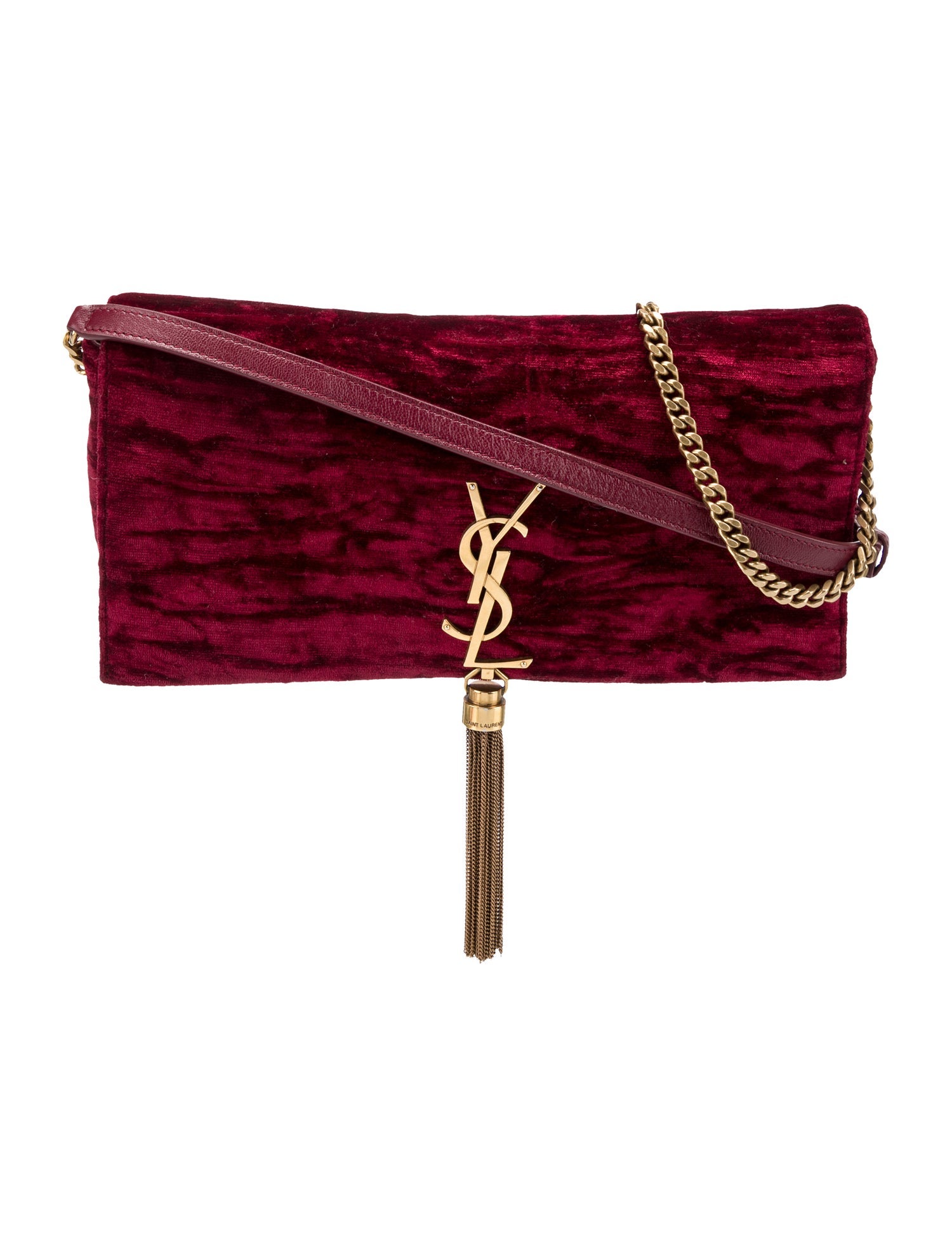 Saint Laurent Velvet Kate 99 Tassel