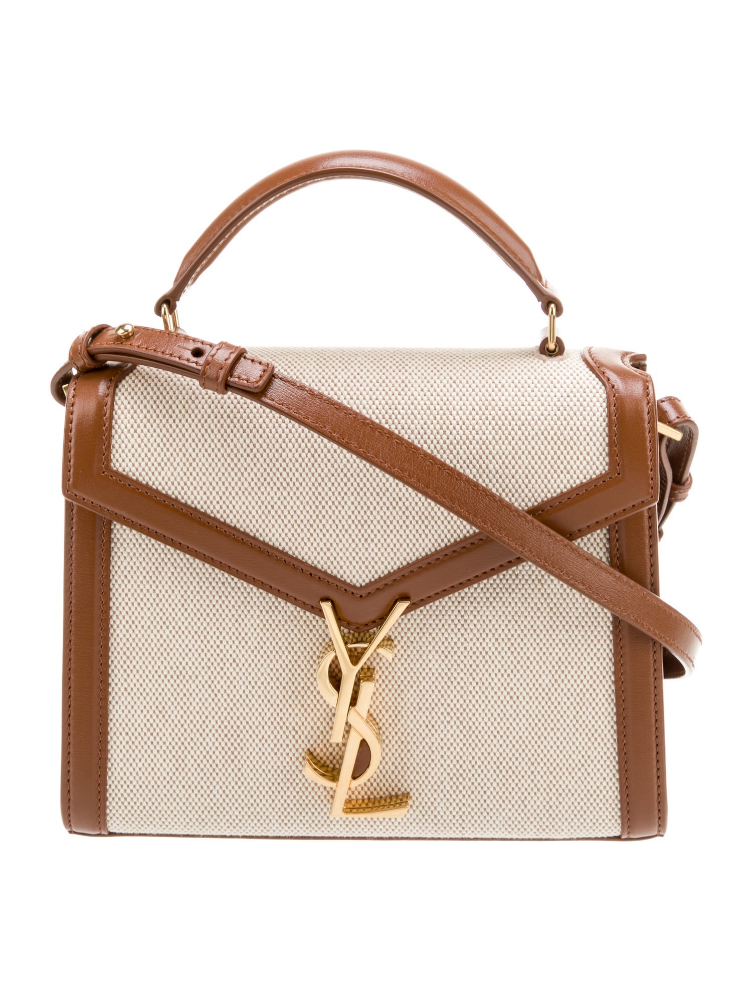 Saint Laurent Canvas Cassandre Mini