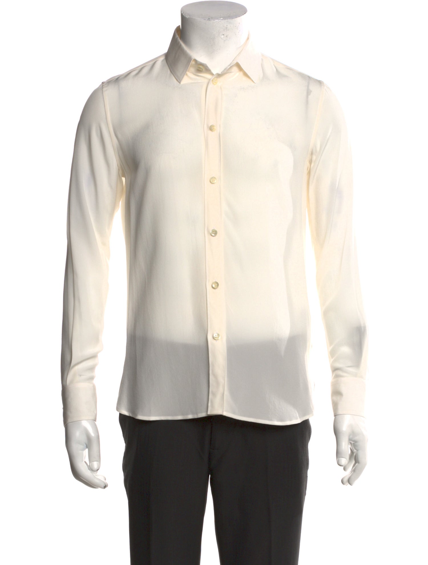 Saint Laurent 2018 Silk Button-Up Top w/ Tags