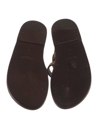 Saint Laurent Suede Slingback Sandals