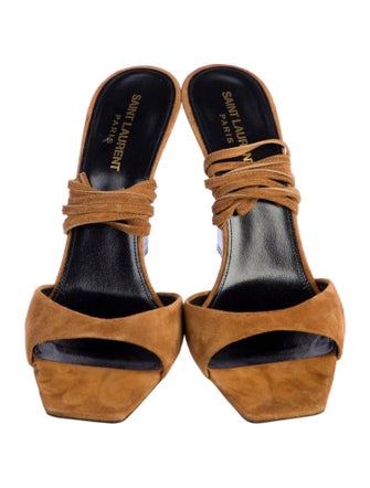 Saint Laurent Suede Sandals