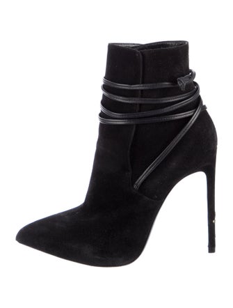 Saint Laurent Suede Sock Boots