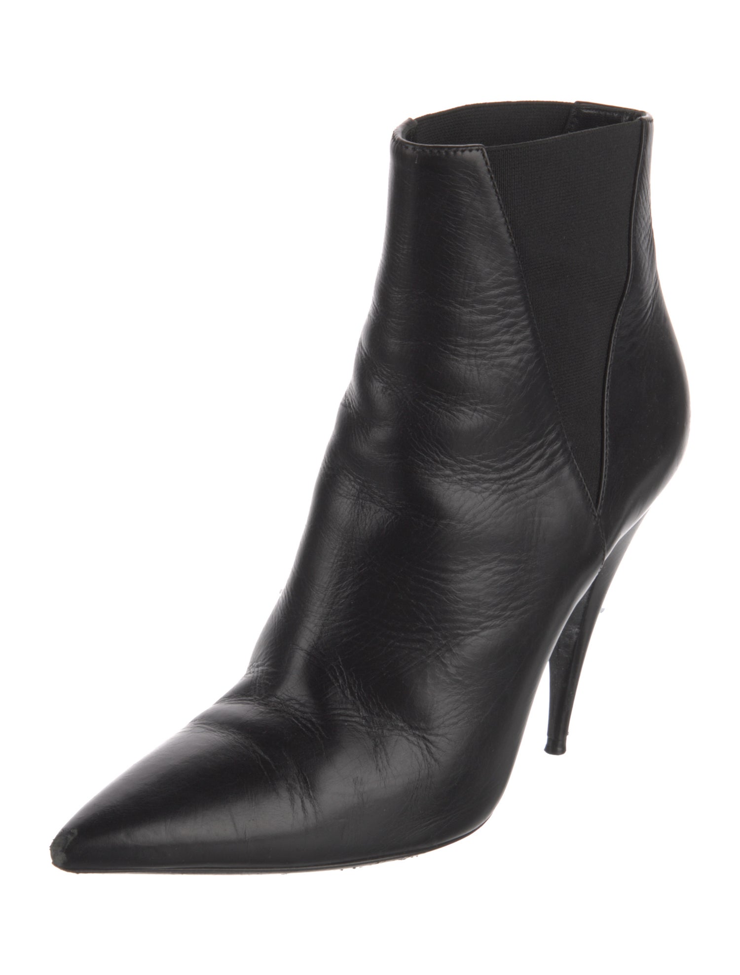 Saint Laurent Leather Chelsea Boots