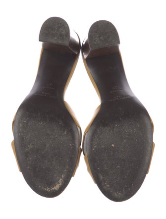 Saint Laurent Leather Slides