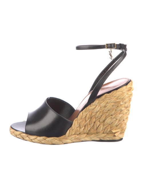 Saint Laurent Leather Espadrilles