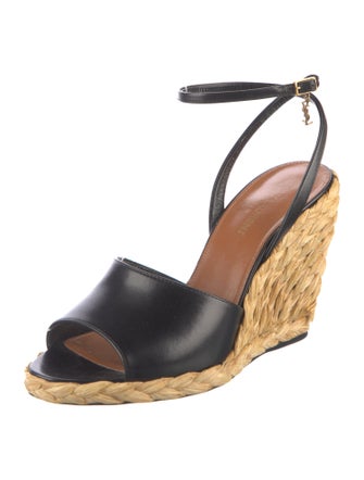 Saint Laurent Leather Espadrilles