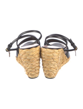 Saint Laurent Leather Espadrilles