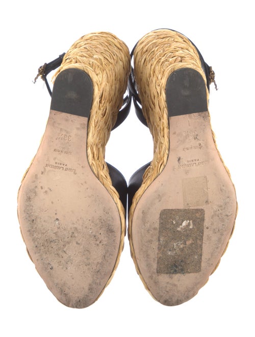 Saint Laurent Leather Espadrilles