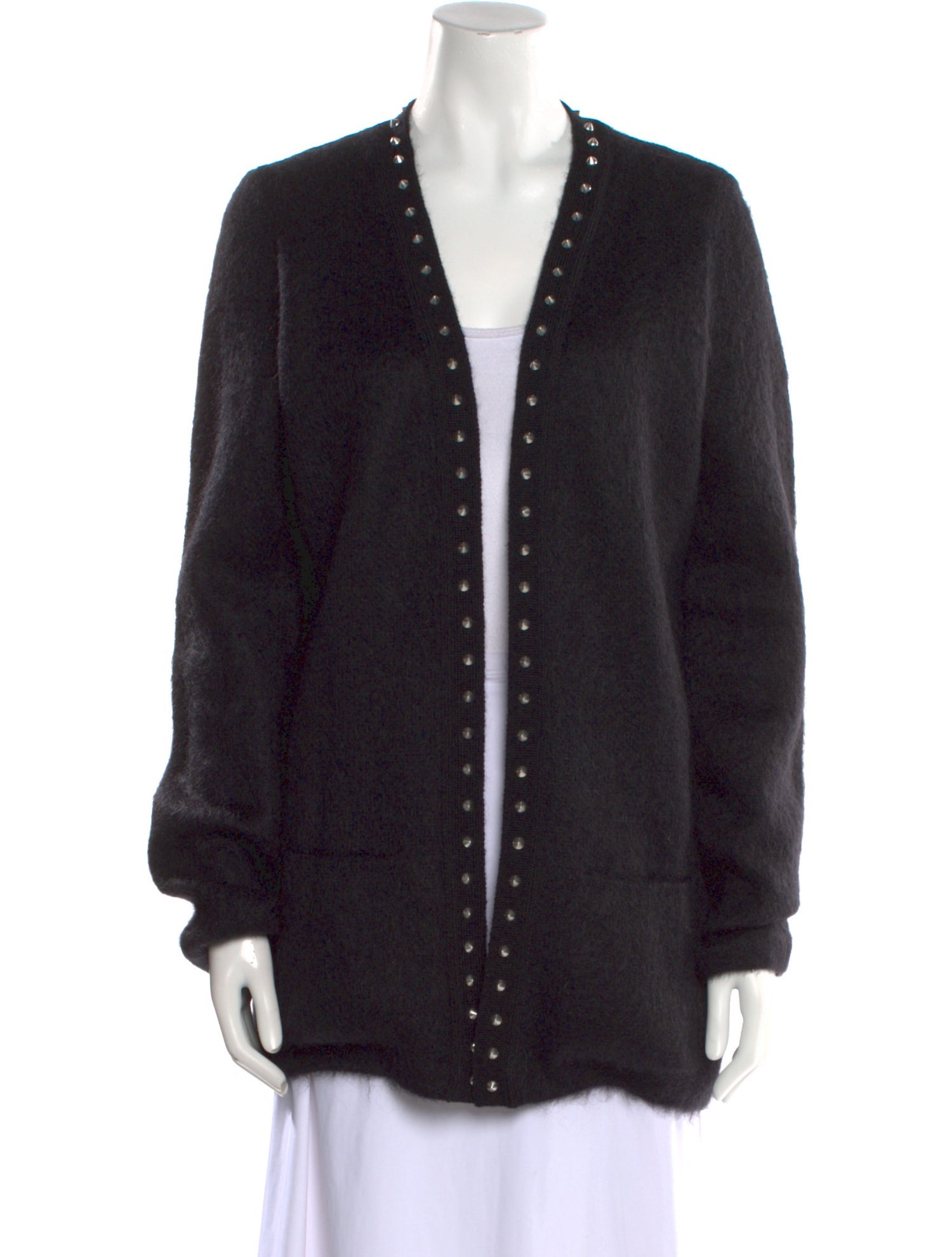 Saint Laurent Mohair Open Front Sweater w/ Tags