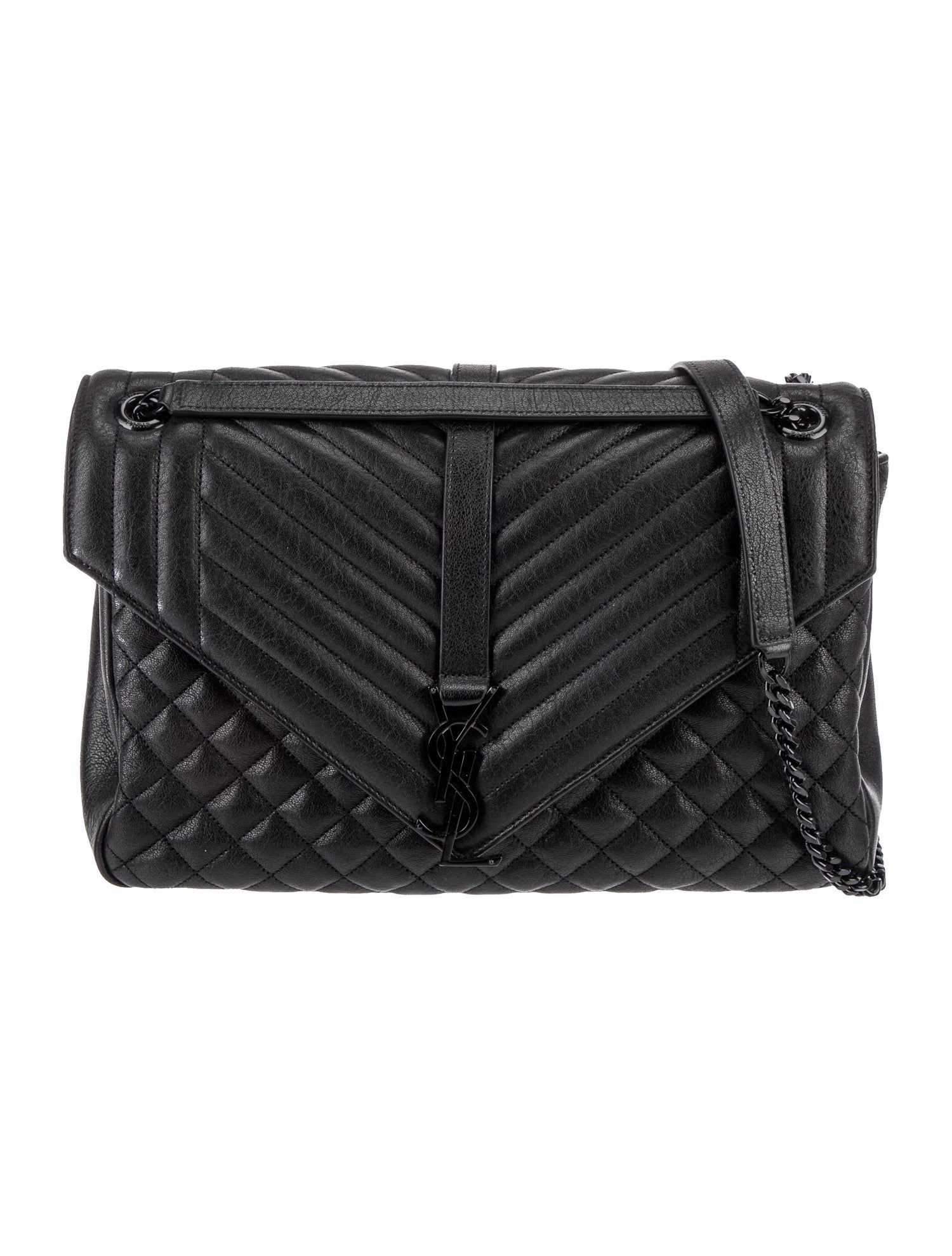 Saint Laurent Leather Envelope Large