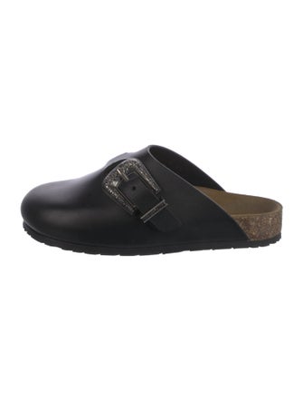 Saint Laurent Leather Mules