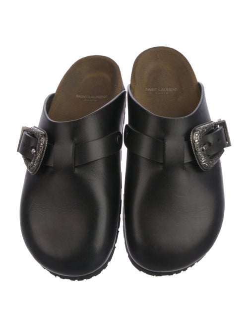 Saint Laurent Leather Mules