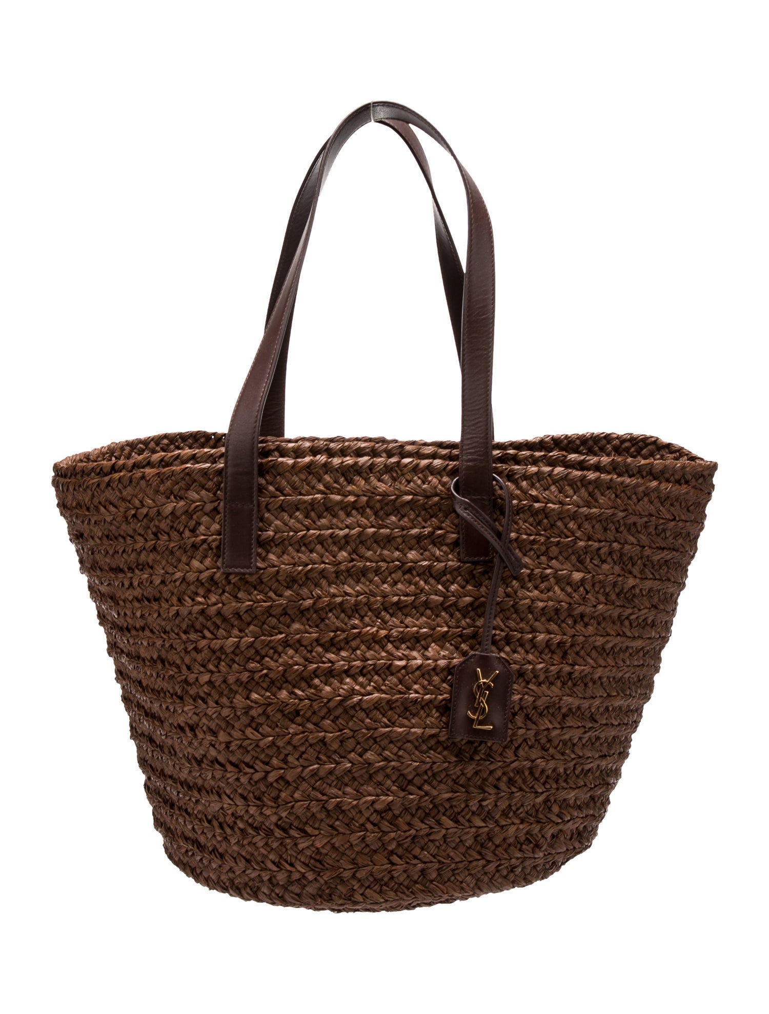 Saint Laurent Raffia Panier