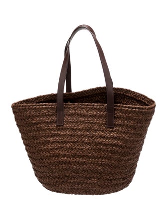Saint Laurent Raffia Panier