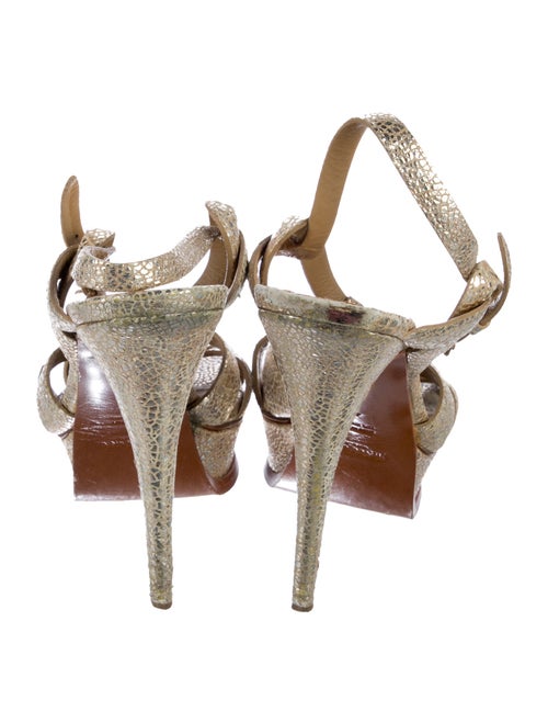 Saint Laurent Leather Gladiator Sandals