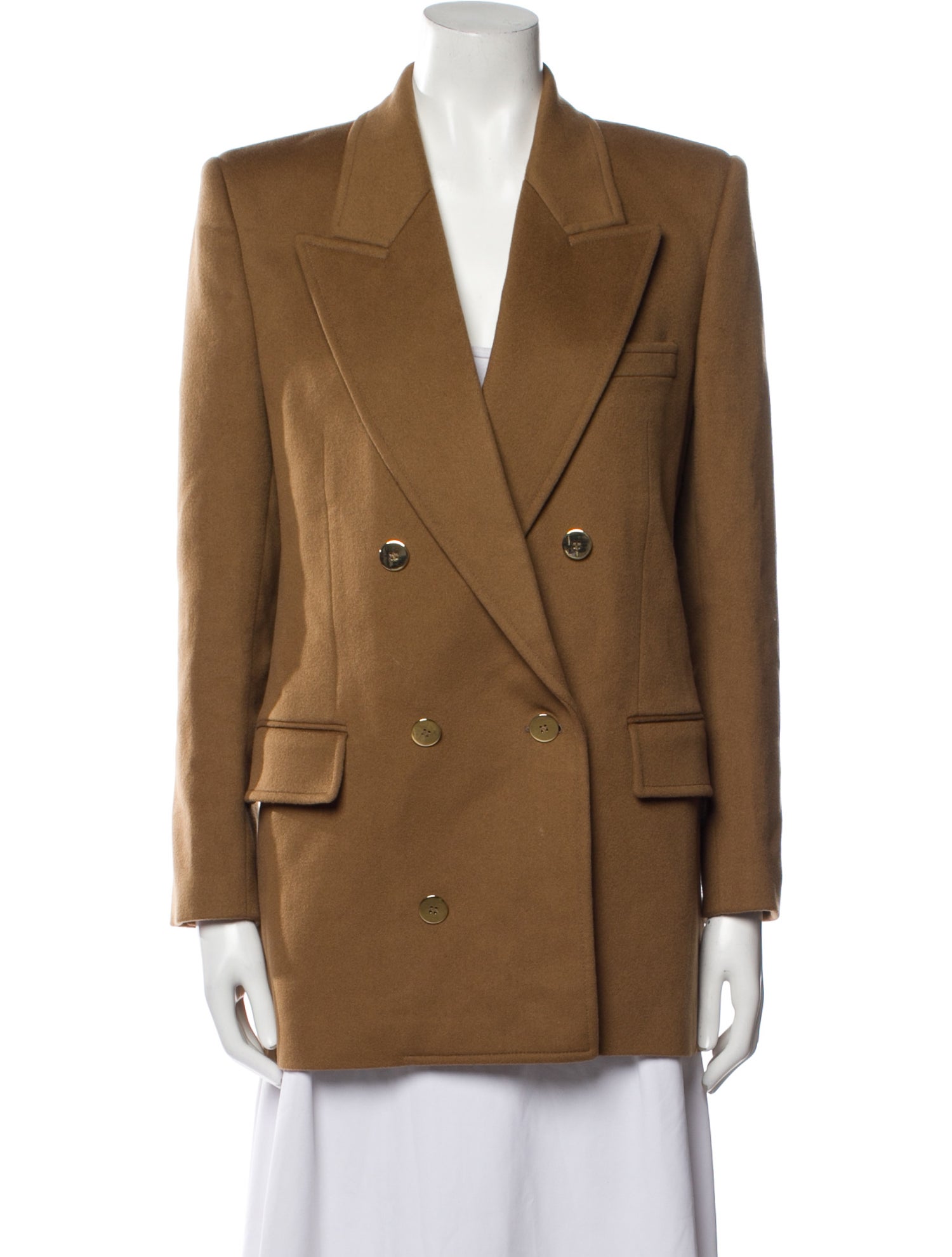 Saint Laurent Wool Peacoat
