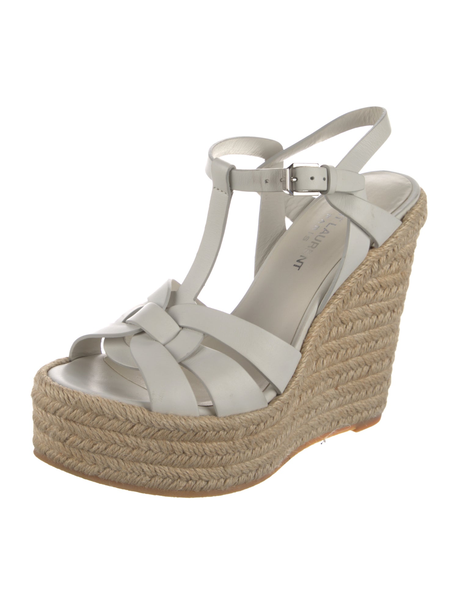 Saint Laurent Leather Espadrilles