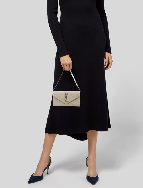 Saint Laurent Leather Envelope