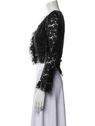 Saint Laurent Lace Evening Jacket