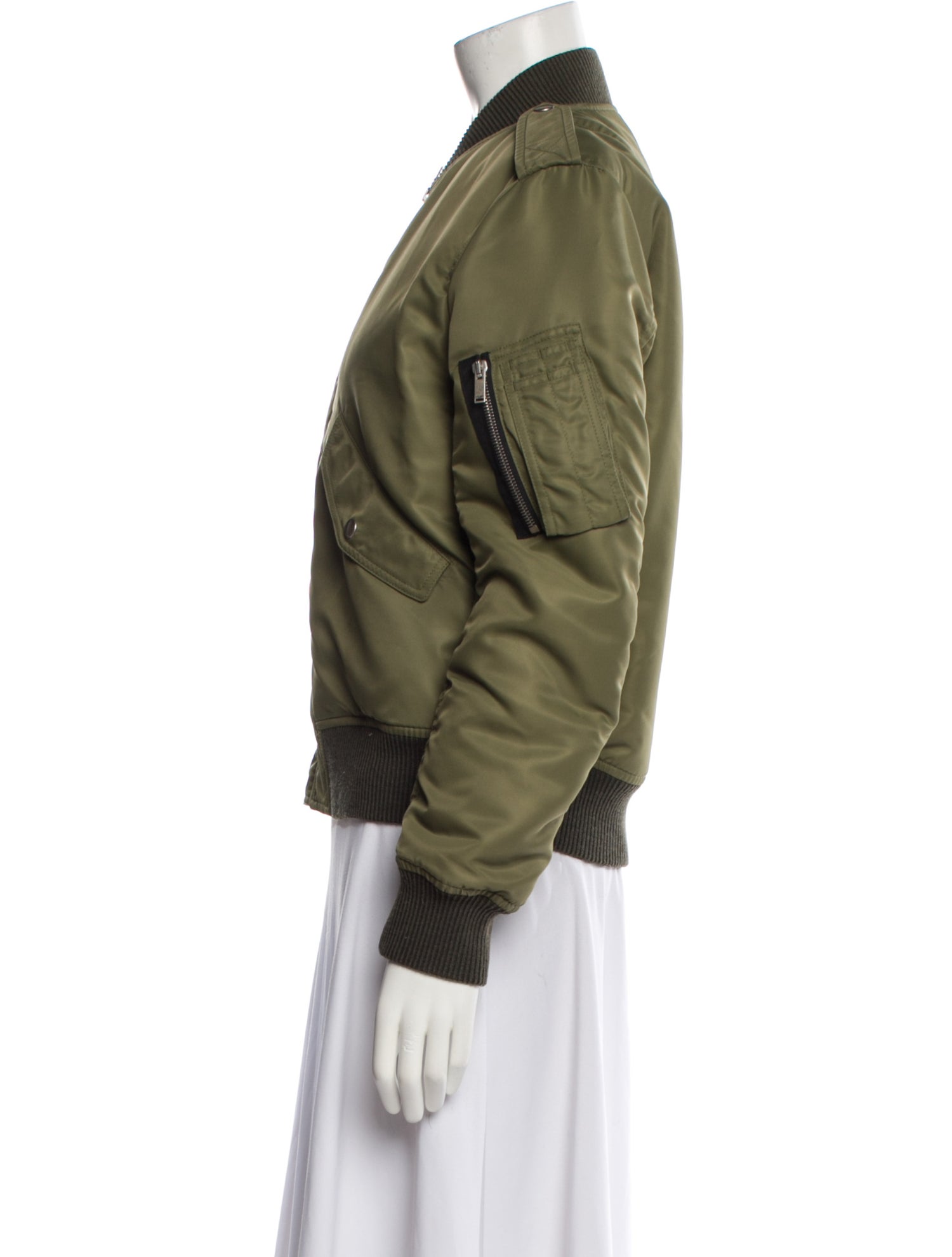 Saint Laurent Nylon Bomber Jacket w/ Tags