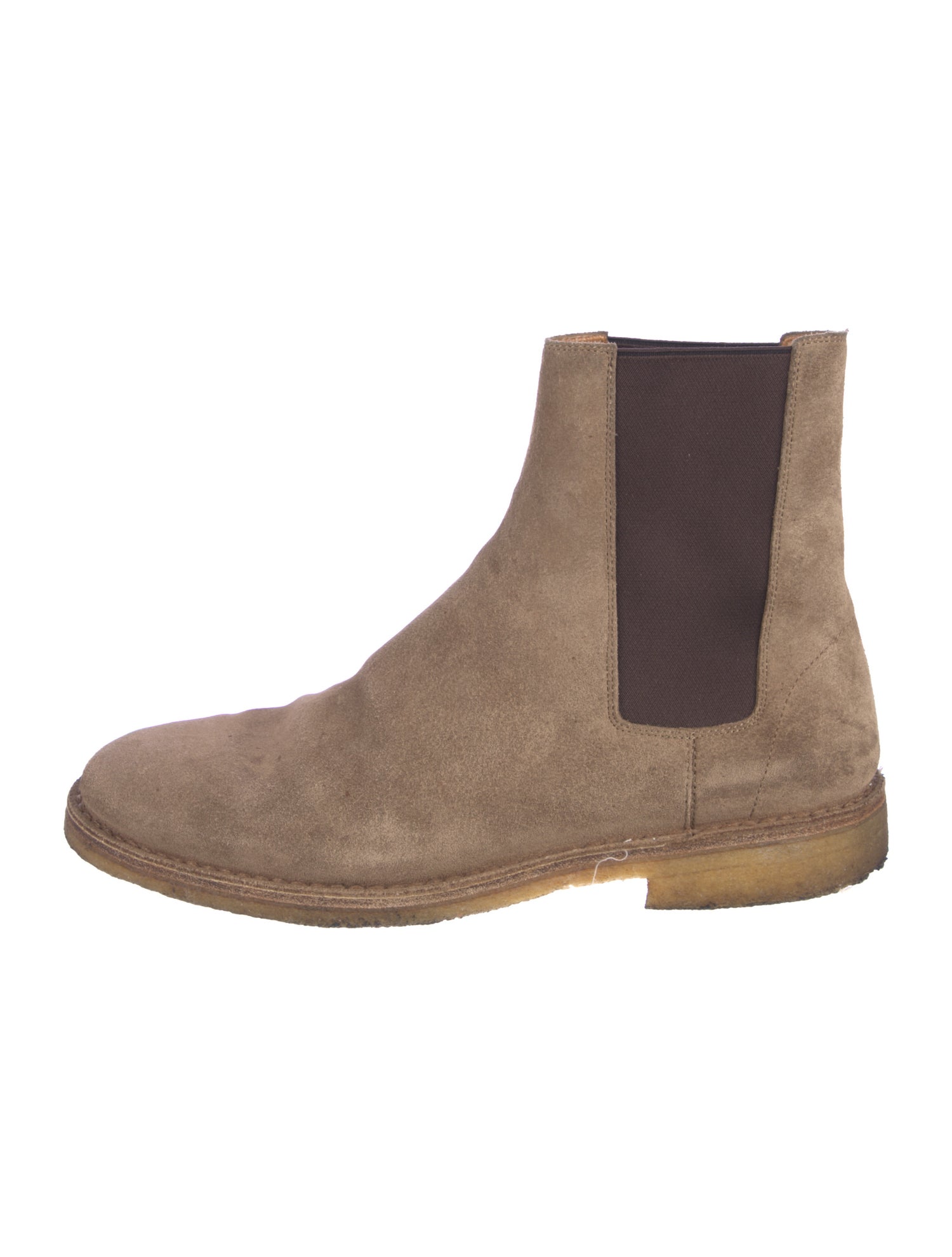 Saint Laurent Suede Chelsea Boots