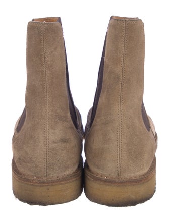 Saint Laurent Suede Chelsea Boots