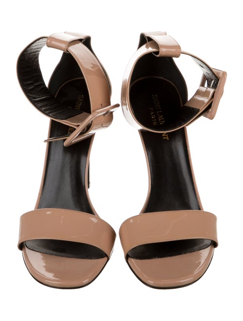 Saint Laurent Patent Leather Sandals