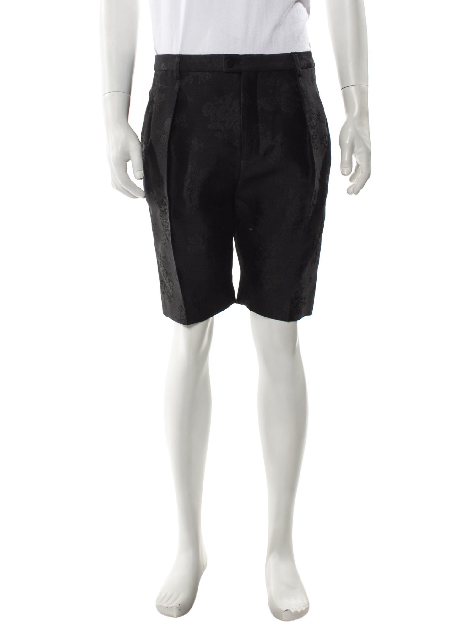 Saint Laurent 2021 Flat Front Shorts w/ Tags