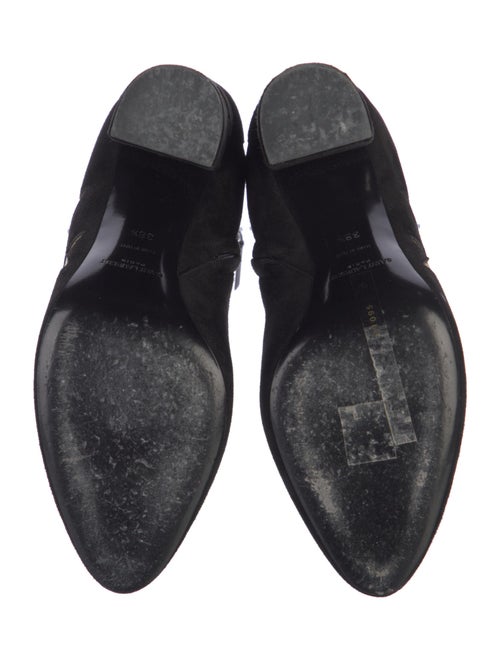 Saint Laurent Suede Printed Boots
