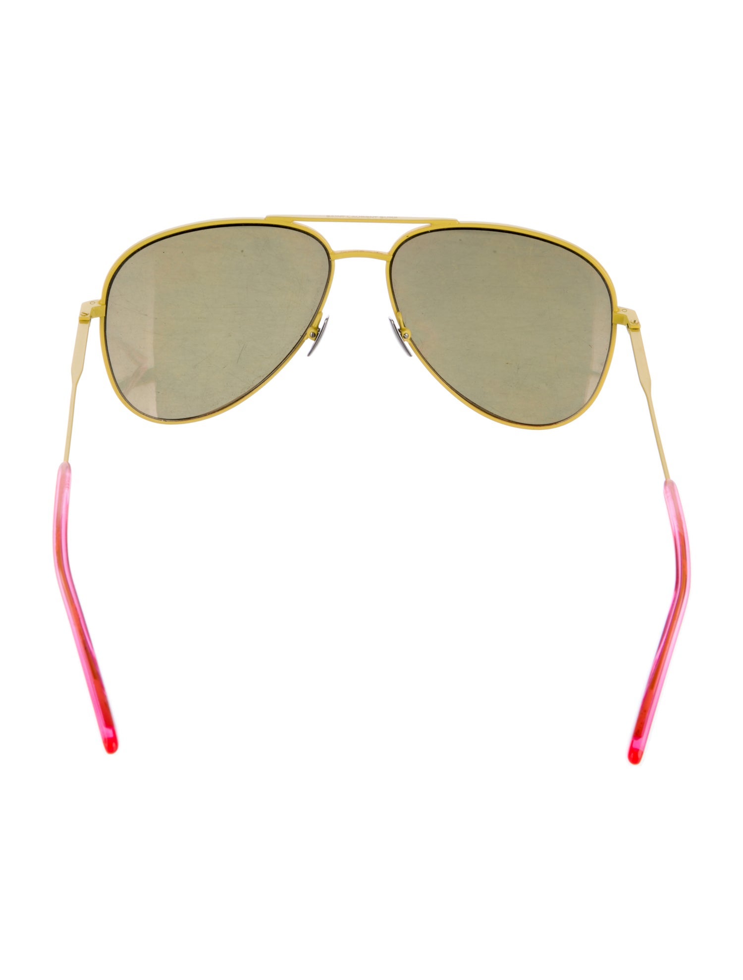 Saint Laurent Aviator Mirrored Sunglasses