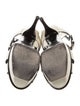 Saint Laurent Patent Leather Printed T-Strap Sandals
