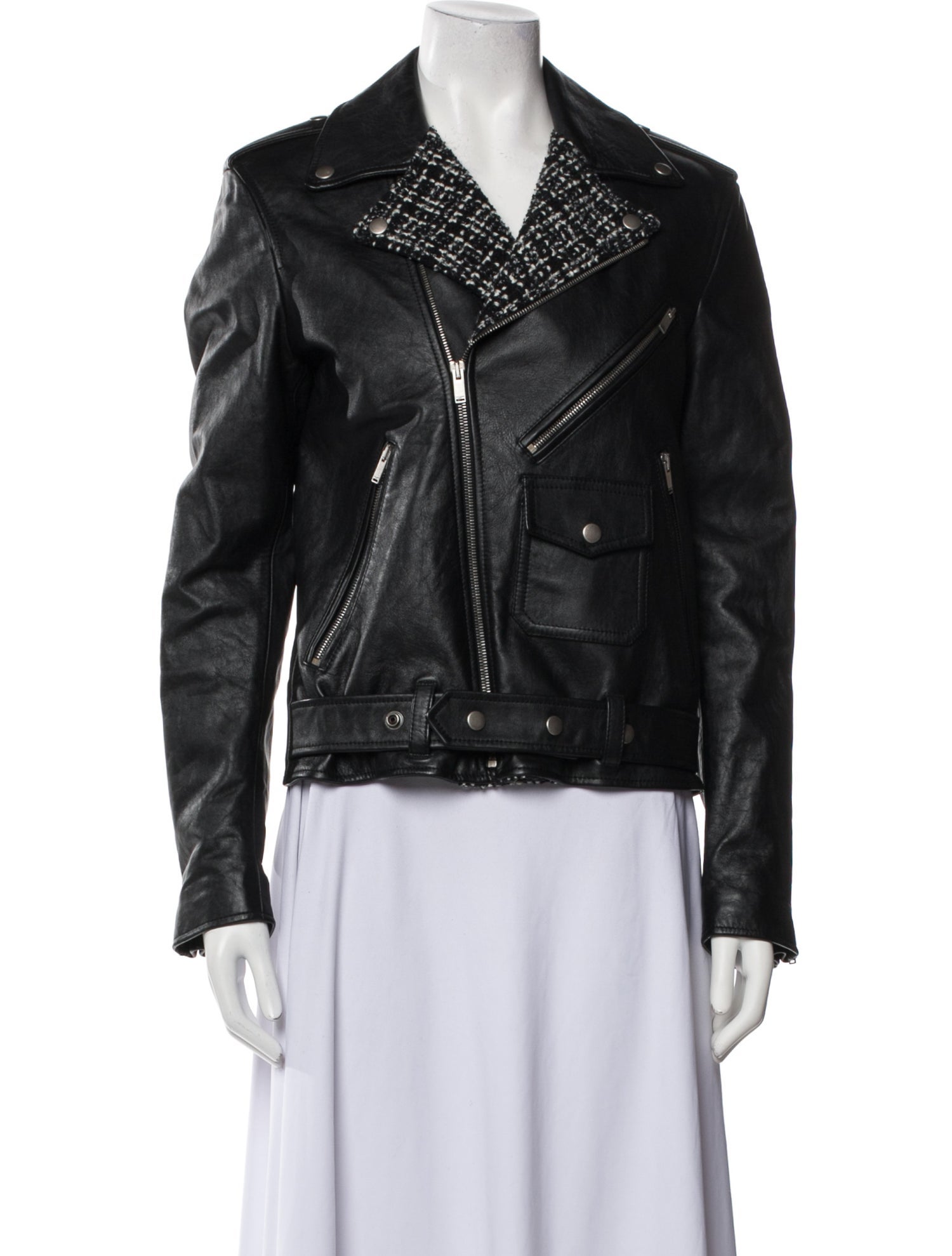 Saint Laurent Leather Biker Jacket