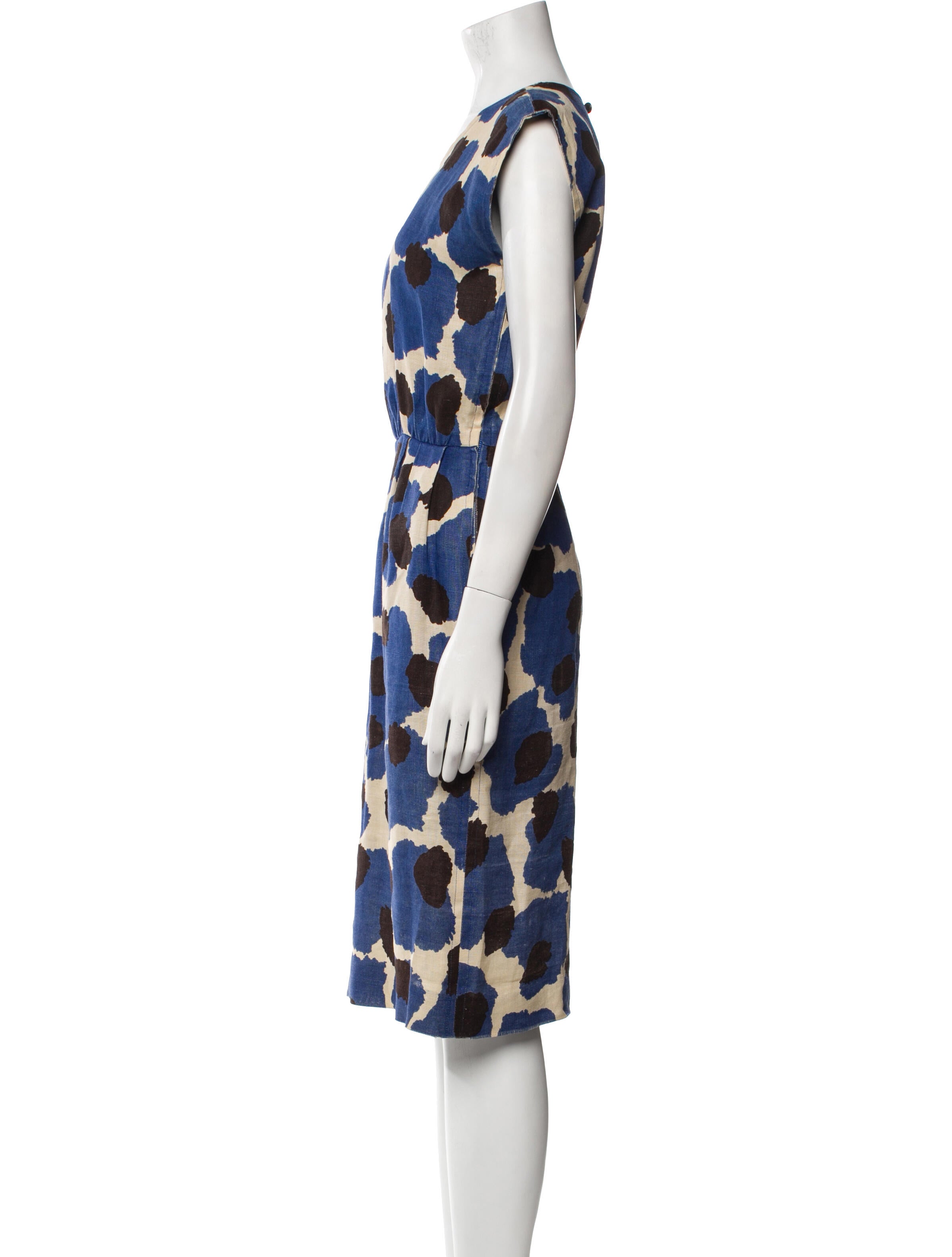 Yves Saint Laurent Rive Gauche Vintage Midi Length Dress