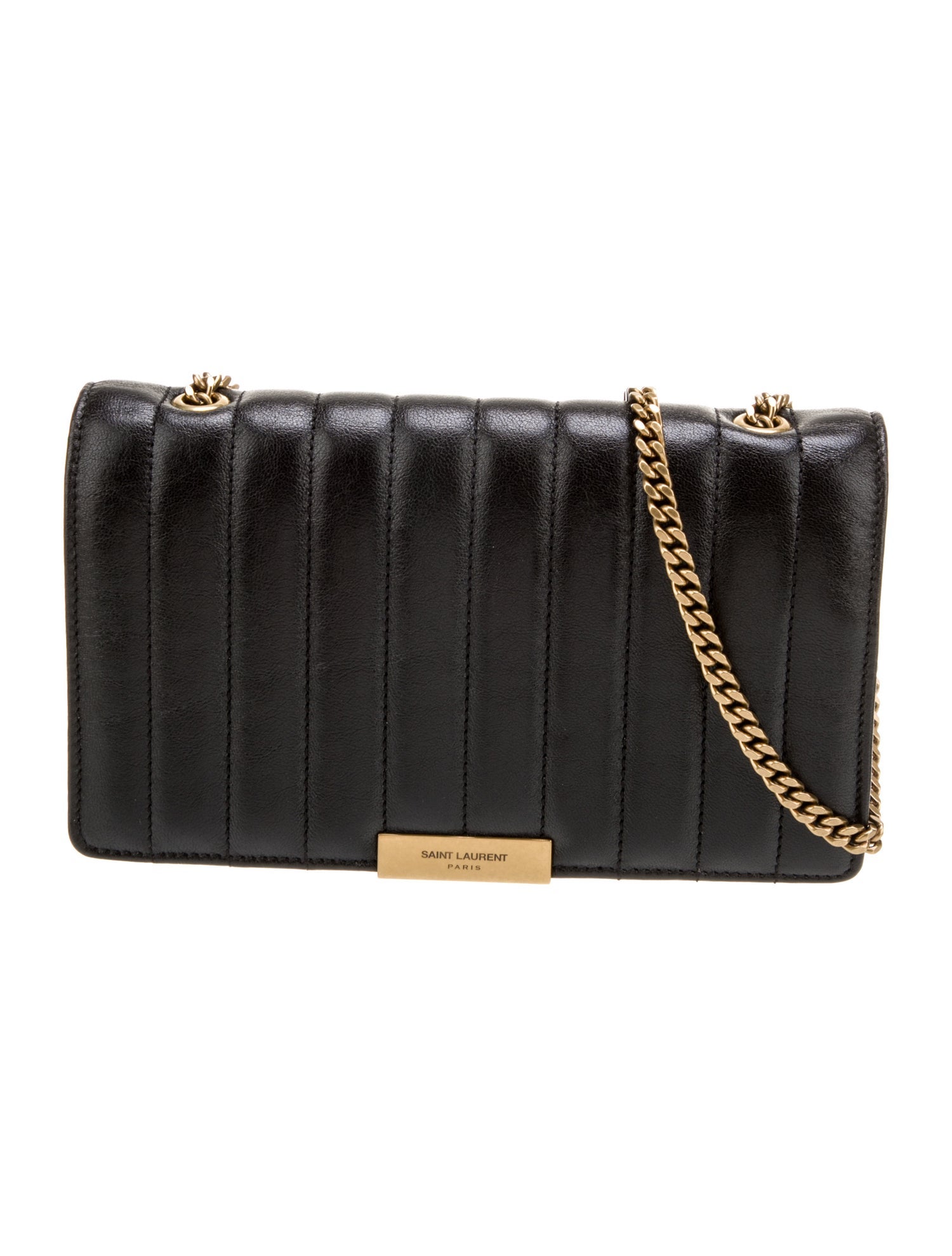 Saint Laurent Leather Amalia Chain