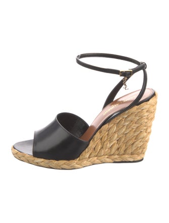 Saint Laurent Leather Espadrilles