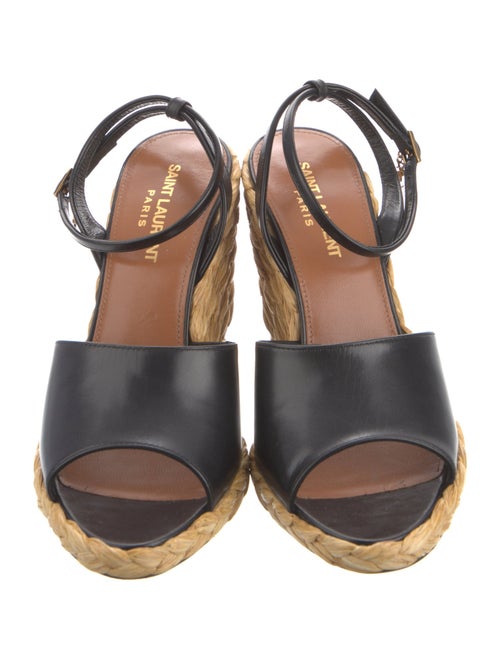 Saint Laurent Leather Espadrilles