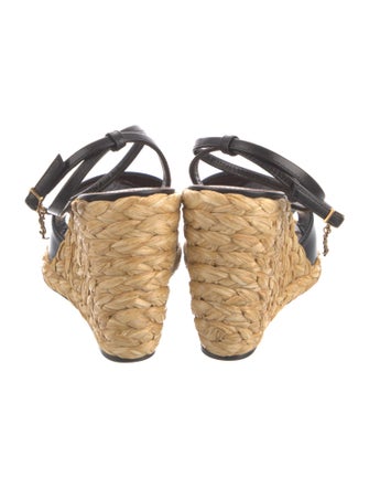 Saint Laurent Leather Espadrilles