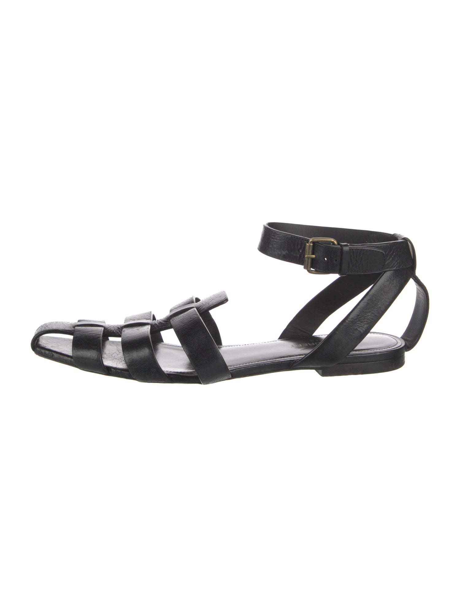 Saint Laurent Leather Gladiator Sandals
