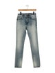 Saint Laurent Mid-Rise Skinny Leg Jeans