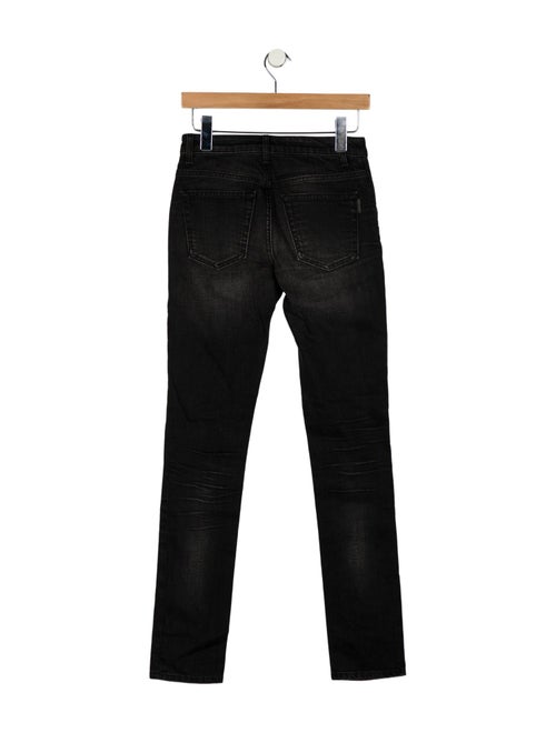 Saint Laurent Mid-Rise Skinny Leg Jeans