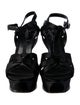 Saint Laurent Leather T-Strap Sandals